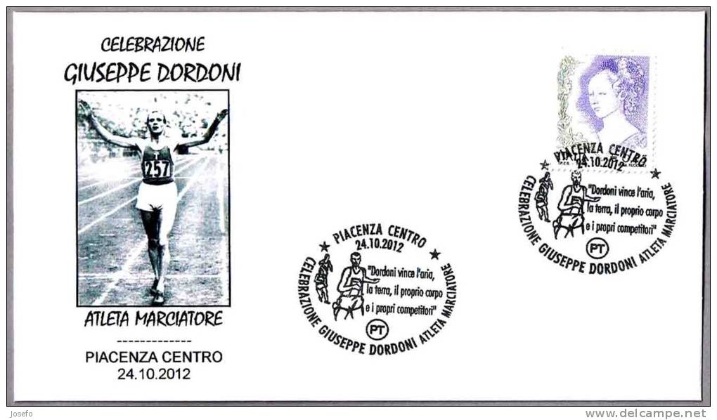 GIUSEPPE DORDONI - Medalla De Oro - Helsinki 1952. Piacenza 2012 - Zomer 1952: Helsinki