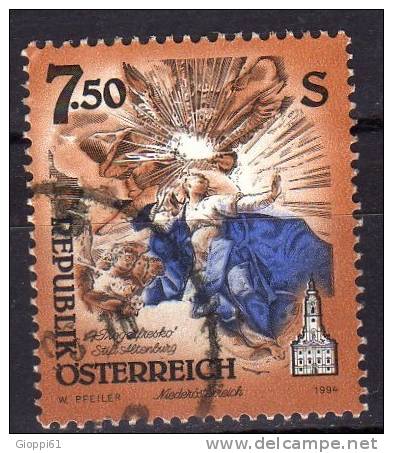 1994 Austria Opere D'arte Nei Conventi E Monasteri - Gebraucht