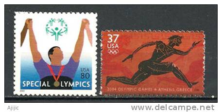 USA.Jeux Olympiques Athenes 2004. 2 T-p Neufs **  Yv.# 3453 & 3562. Cote 3.30 € - Summer 2004: Athens