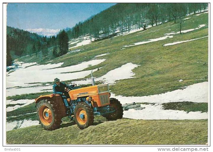 Carte Postale Publicité - TRACTEUR " U 445DT " - Tractors