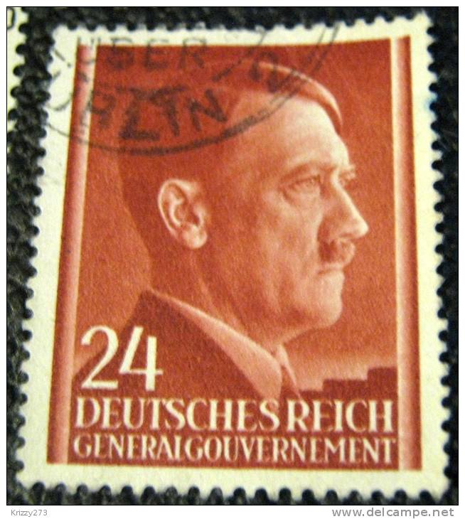 Poland 1941 Adolf Hitler 24g - Used - Gouvernement Général