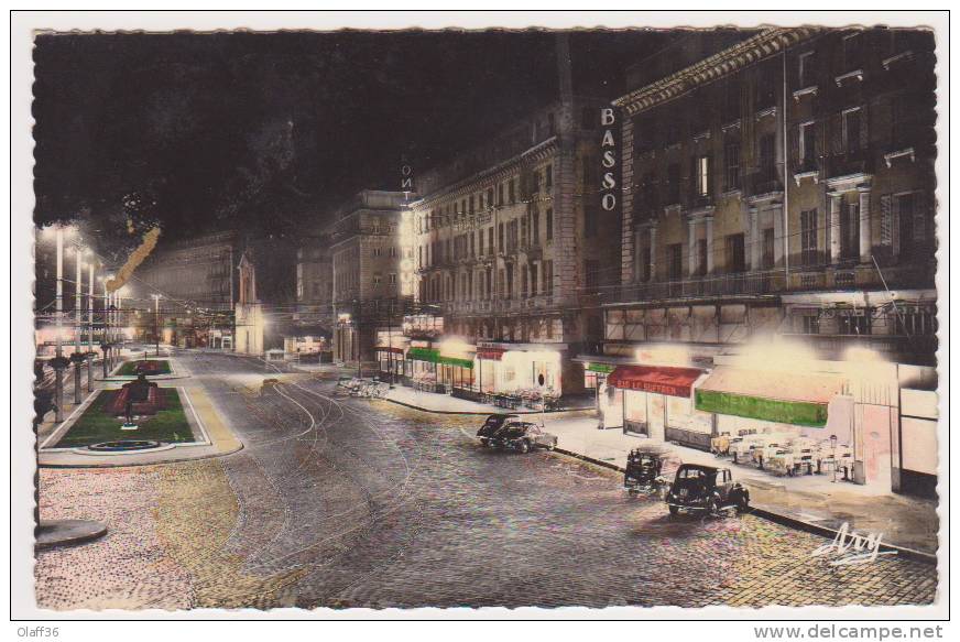 CPSM BOUHES DU RHÔNE 13 MARSEILLE La Nuit  N°433   Le Quai Des Belges - Vieux Port, Saint Victor, Le Panier