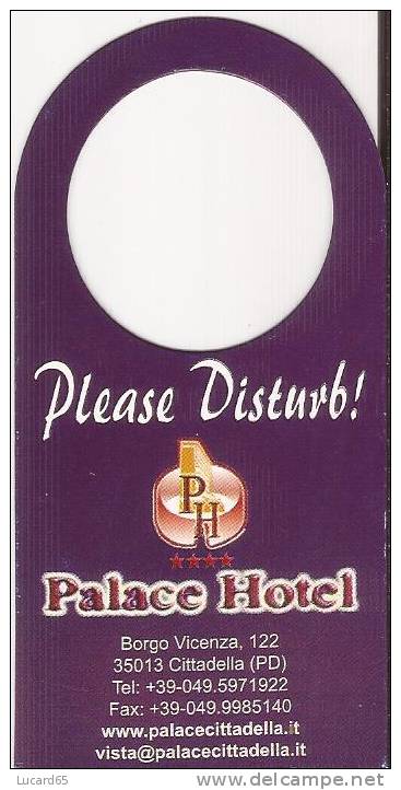 PLEASE (DO NOT) DISTURB - PALACE HOTEL - Hotel Labels