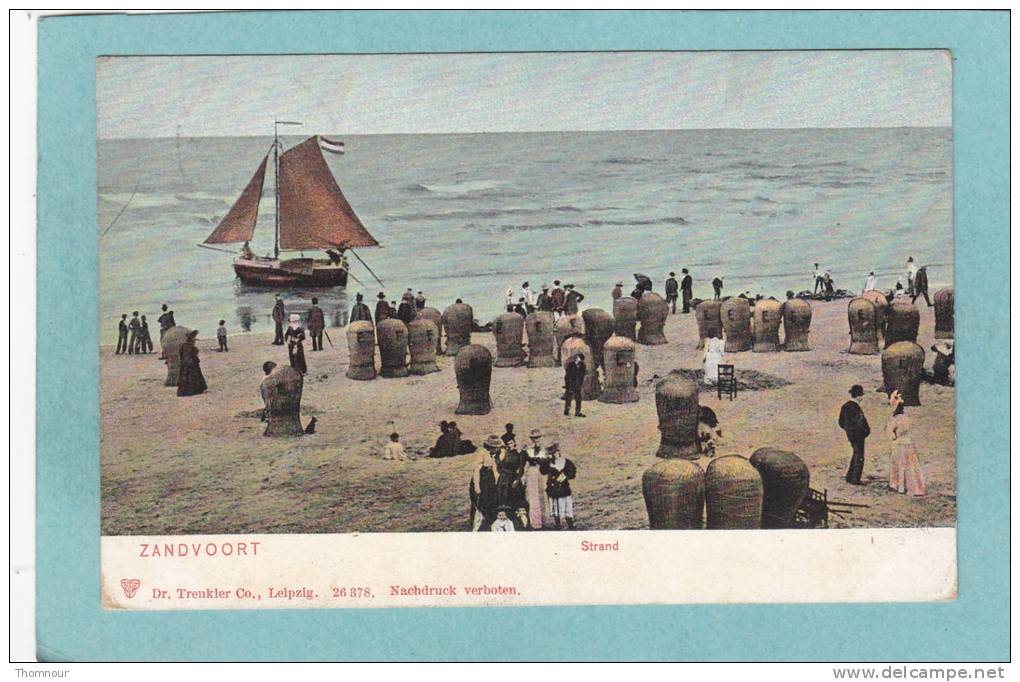 ZANDVOORT  -  Strand,  -  1904  - BELLE CARTE PRECURSEUR ANIMEE  - - Zandvoort