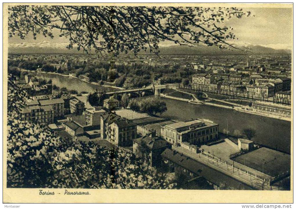 TORINO. Panorama. Vg. 1939. - Multi-vues, Vues Panoramiques