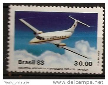 Brésil Brasil 1983 N° 1618 ** Aviation, Avion, Industrie Aéronautique, EMB-120 Brasilia - Ungebraucht