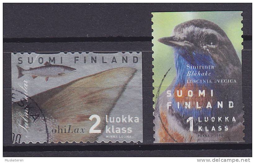 Finland 1999 Mi. 1461-62 Fisch & Vogel Fish & Bird Oiseau - Usados