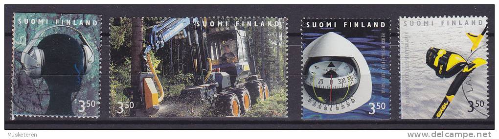 ## Finland 1999 Mi. 1495-98 Finnisches Design (II) - Oblitérés