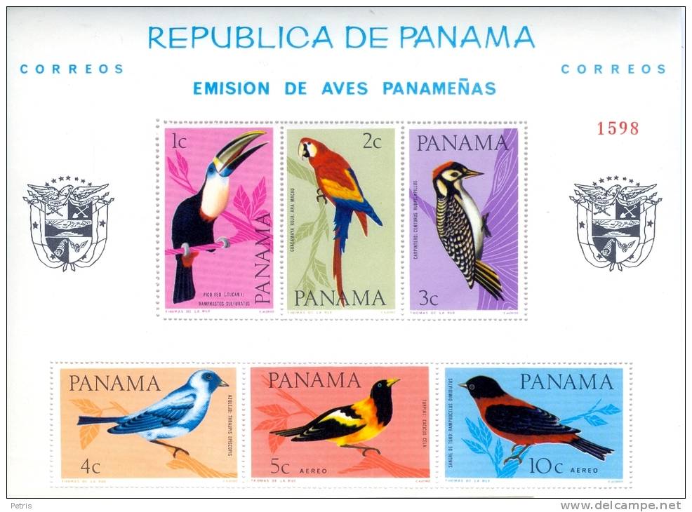 Panama 1965 Birds MNH** - Lot. B63 - Other & Unclassified