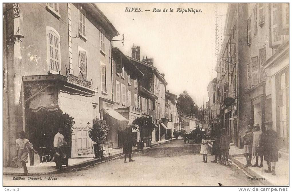 RIVES RUE DE LA REPUBLIQUE 38 ISERE - Altri & Non Classificati