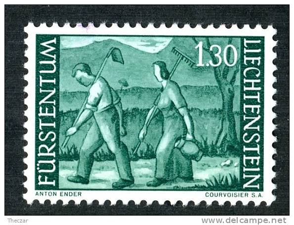 L0407) LIECHTENSTEIN 1960  Mi.#438  Mint* - Neufs