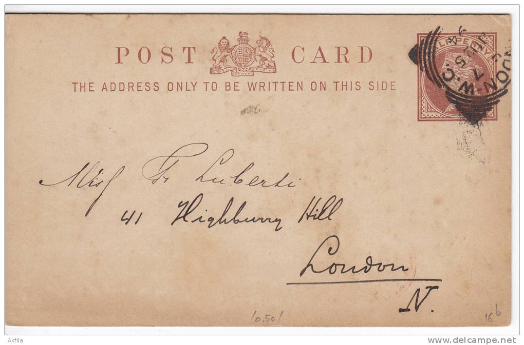 1050. Great Britain, 1894, Postal Stationery - Lettres & Documents