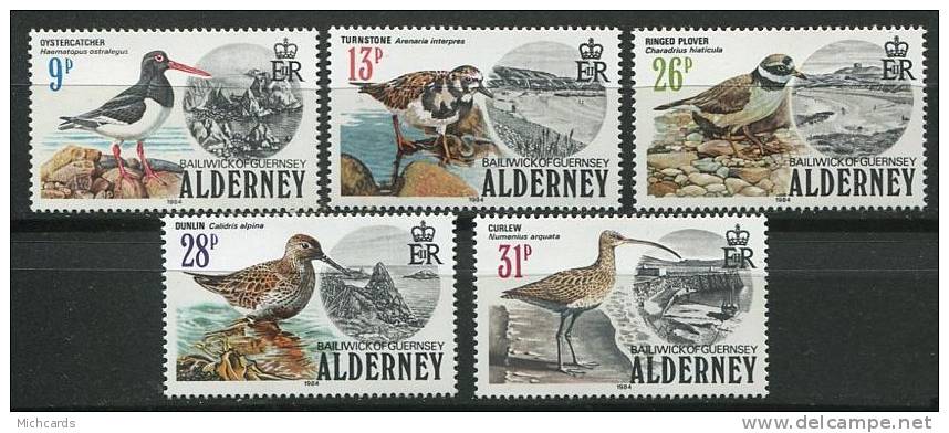 ALDERNEY 1984 - Oiseau - Neuf, Sans Charniere (Yvert 13/17) - Alderney