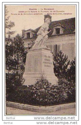 89 CHABLIS - Le Monument - Chablis