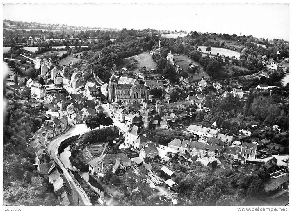 53 CHAILLAND VUE AERIENNE LE ROCHER DE LA VIERGE ET DU CALVAIRE - Chailland