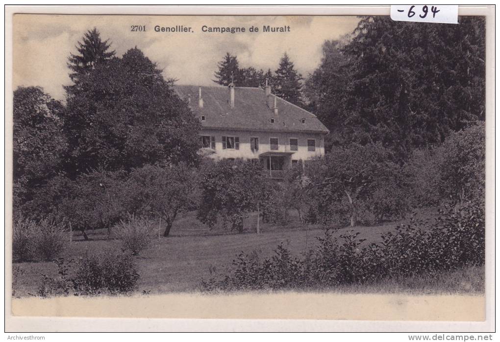 Genollier ( Genolier - Vaud) - Campagne De Muralt (-694) - Genolier