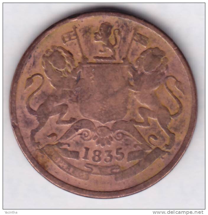 @Y@   Britsh India Company  Half Anna 1835     (1973) - Inde