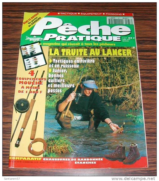 Revue Magasine MAGAZINE Pêche Pratique N° 37 - Avril 1996 La Truite Au Lancer ... - Jagen En Vissen