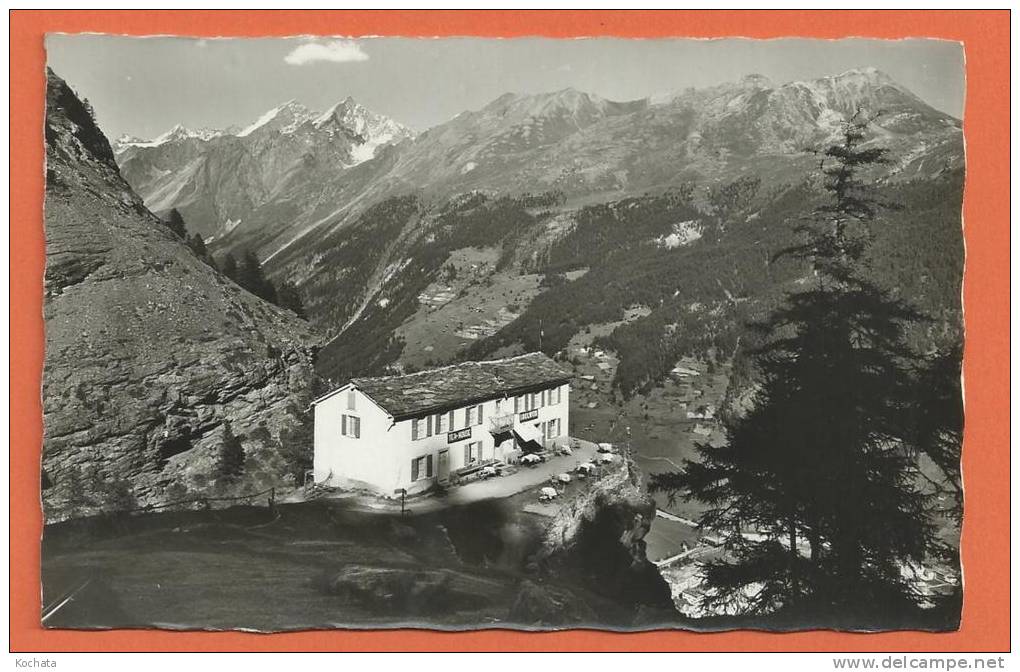 Q537, Zermatt, Restaurant Edelweiss, Dom , Täschhorn, 5146, Tea-House,  Non Circulée - Täsch