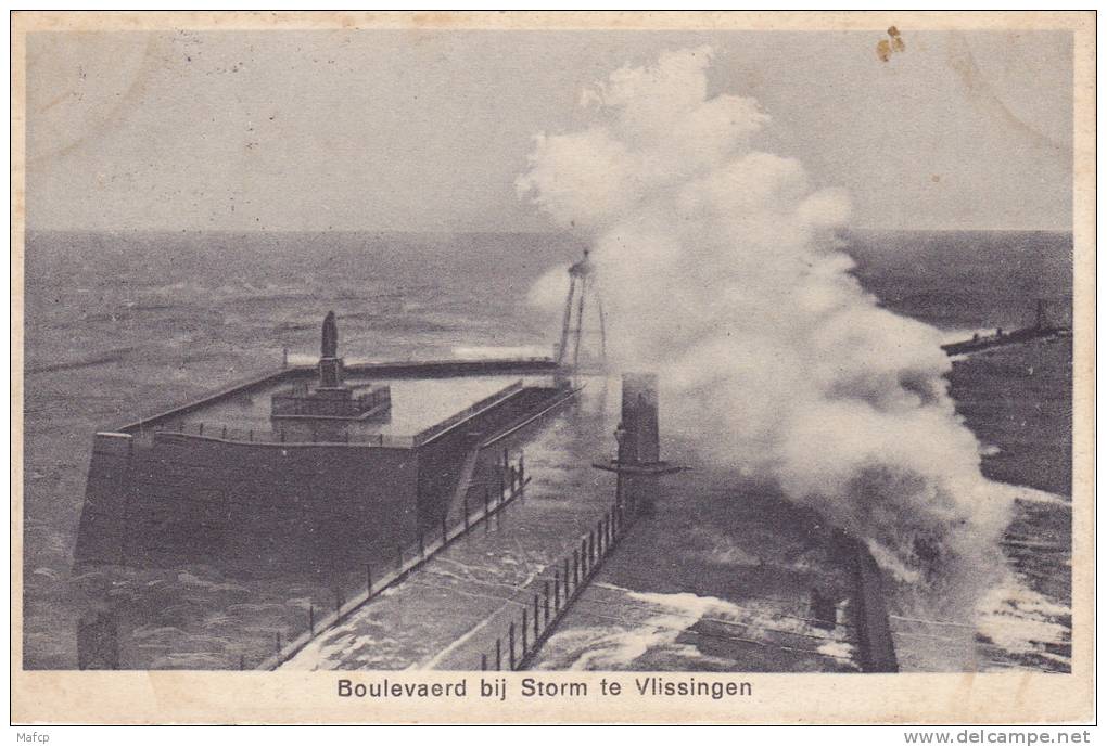 VLISSINGEN - BOULEVAERD BIJ STORM - Vlissingen