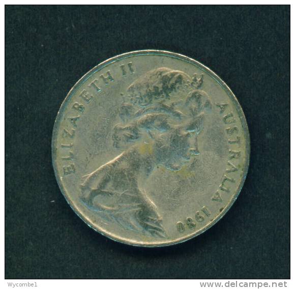 AUSTRALIA  -  1980  20 Cents  Circulated As Scan - 20 Cents
