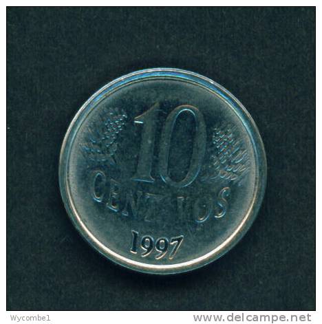 BRASIL  -  1997  10 Centavos  Circulated As Scan - Brazil