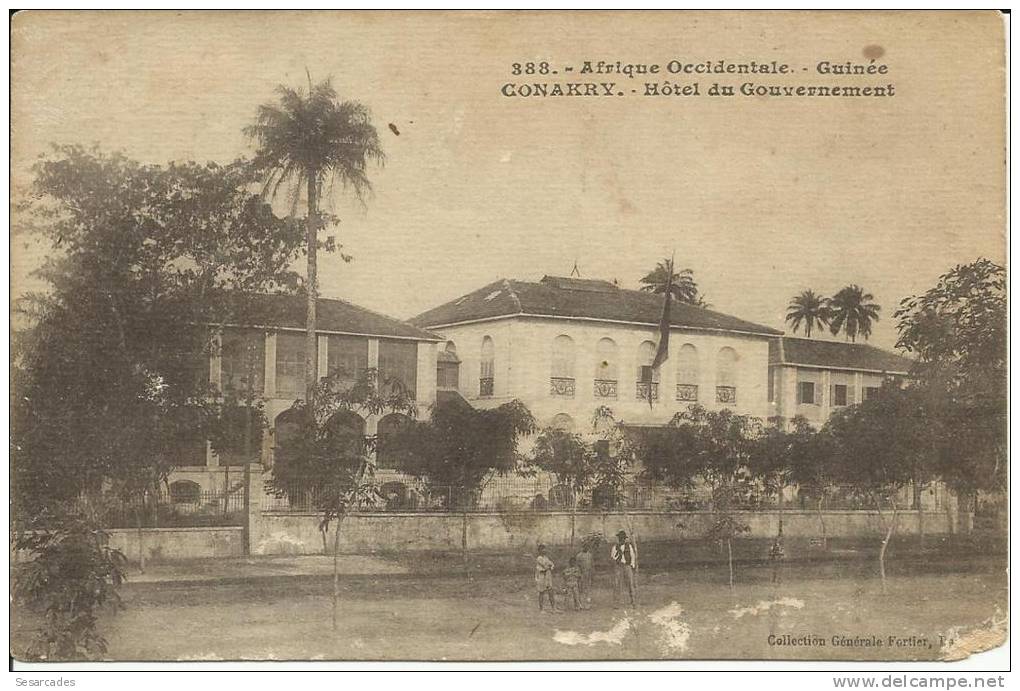 GUINÉE CONAKRY. HOTEL DU GOUVERNEMENT.  SCAN R/V - Guinea Francesa