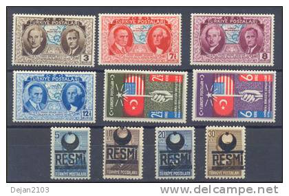 TURKEY 1939,1951,1957 MNH ** - Ungebraucht