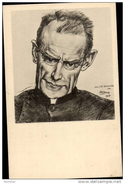 LOT DE 15 CARTES POSTALES ILLUSTREES PAR TOOROP JAN