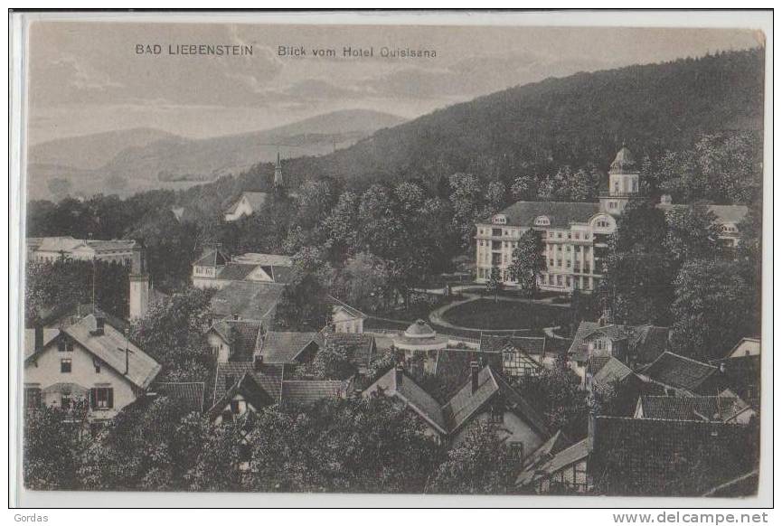 Germany  - Bad Liebenstein - Blick Vom Hotel Quisiana - Bad Liebenstein