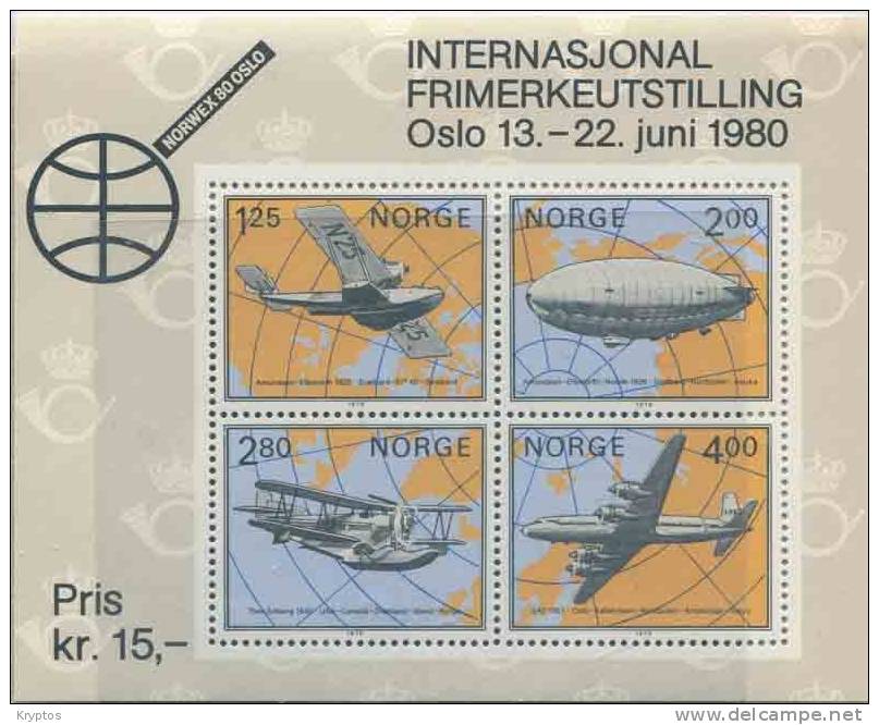 Norway 1979. Norwex 80 - Stamp Show - Block - Hojas Bloque