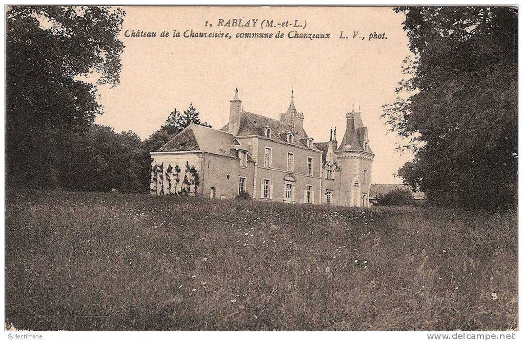 (49) RABLAY. Chateau De La Chauveliere, Commune De Chanzeaux - Otros & Sin Clasificación