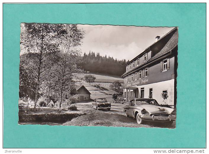 CPSM - D - Gasthaus U. Pension Z. Kropfmühle - SCHWARZWALD -  Auto à Identifier - Hochschwarzwald