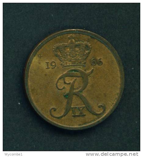 DENMARK  -  1966  5 Ore  Circulated As Scan - Denmark