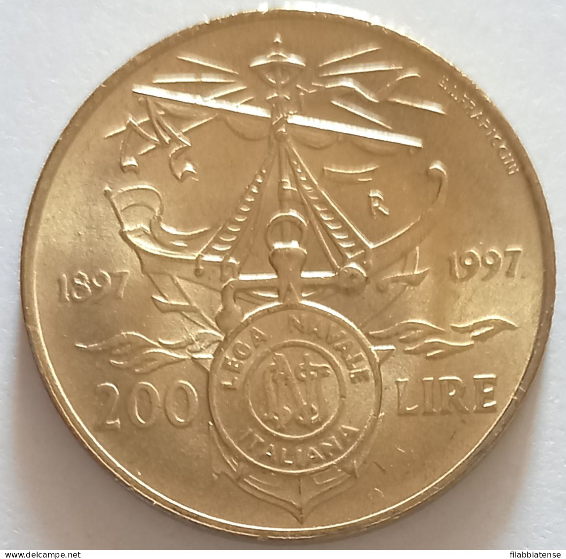 1997 - Italia 200 Lire Lega Navale    ----- - 200 Liras