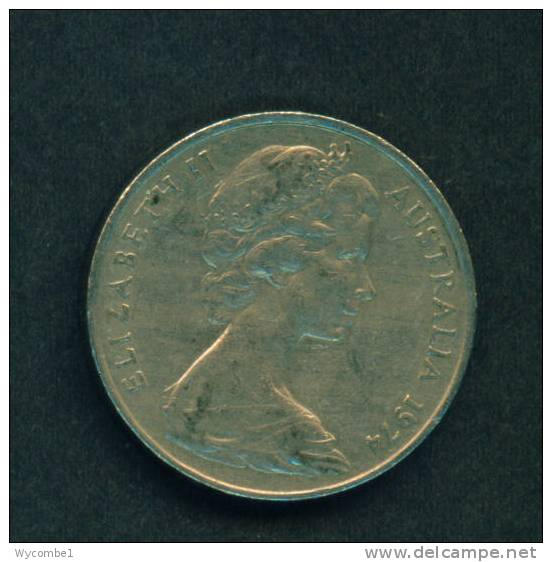 AUSTRALIA  -  1974  20 Cents  Circulated As Scan - 20 Cents