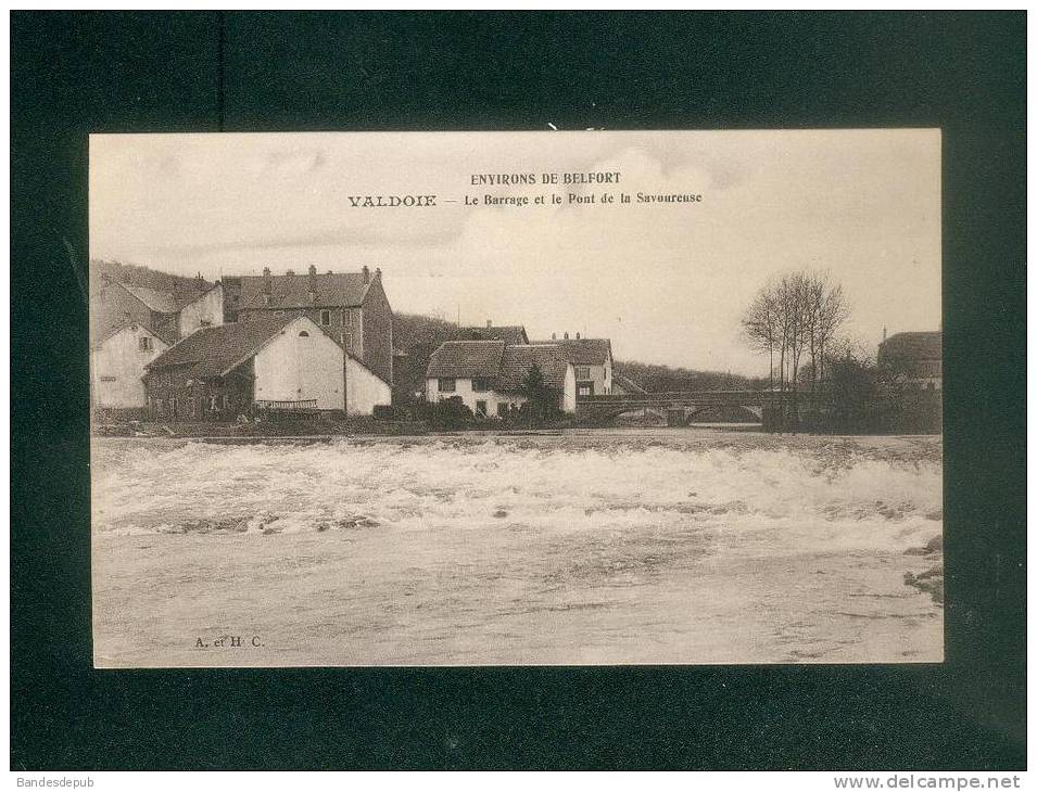 Valdoie (90) - Le Barrage Et Le Pont  De La  Savoureuse (A. Et H. C. ) - Valdoie