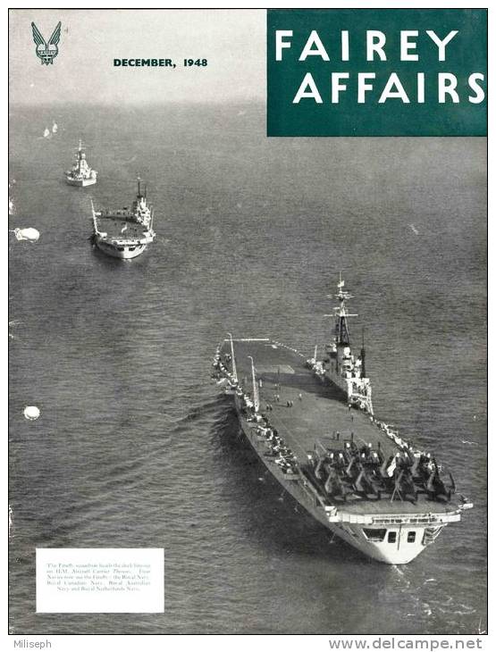 FAIREY AFFAIRS - December 1948 - Avions, Bateaux, Hélicoptère GYRODYNE  FAIREY - (SONACA)         (2890) - English