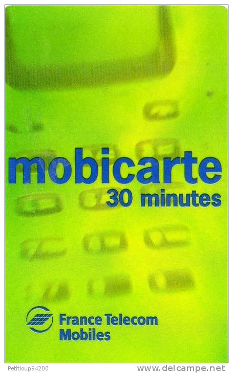 RECHARGE  MOBICARTE   30 Minutes  Verte - Per Cellulari (ricariche)