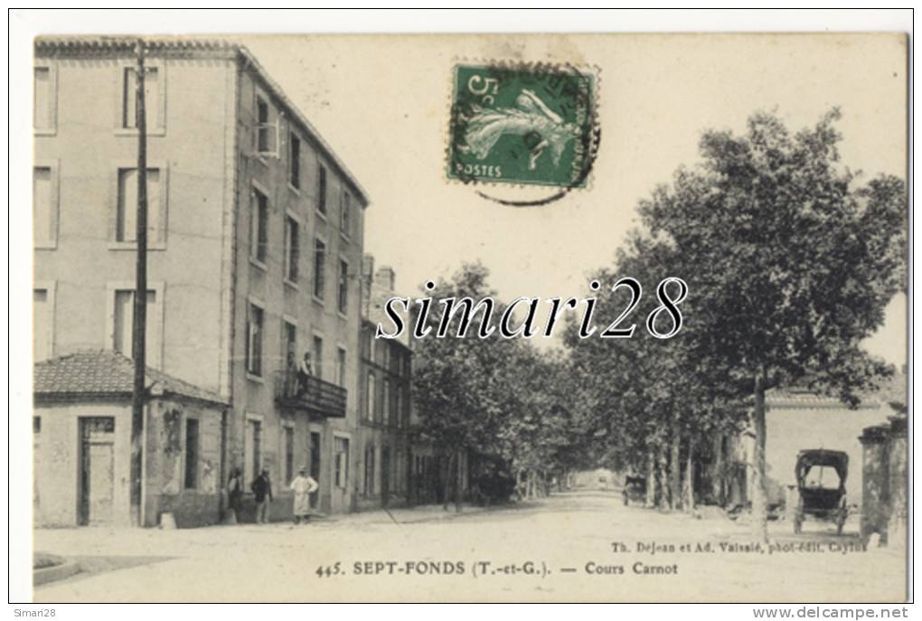 SEPT-FONDS - N° 445 - COURS CARNOT - Castelsarrasin