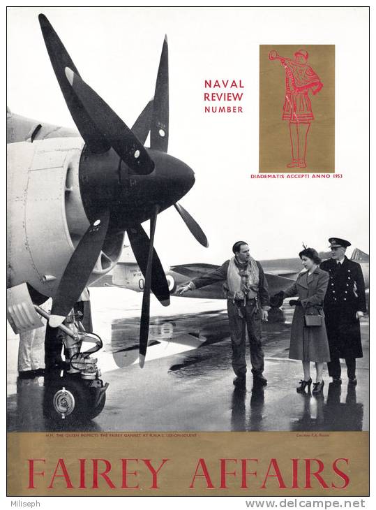 FAIREY AFFAIRS - Naval Review Number - Diadematis Accepti Anno 1953 - Avions, Bateaux  FAIREY - (SONACA)   (2899) - Inglese