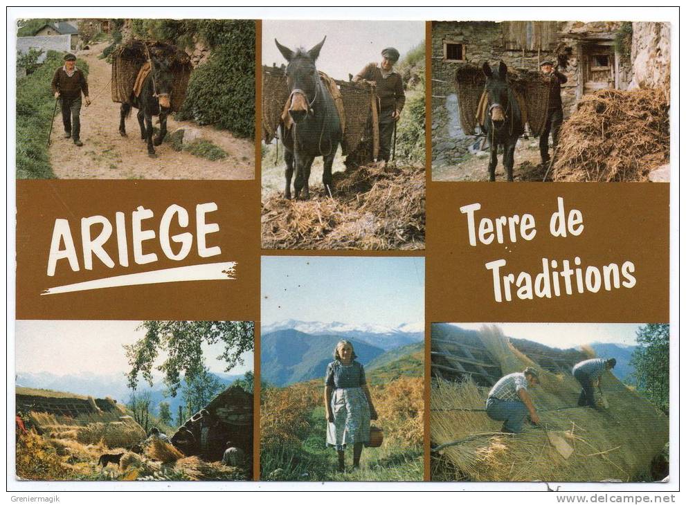 Ariège - Transport Et épandage Du Fumier Avec Les Aygors - Couverture Des Granges Avec La Paille De Seigle - Autres & Non Classés