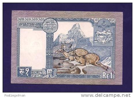 Nepal  ,  Banknote, UNC, 1 Rupee - Nepal