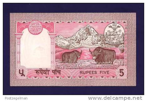 Nepal  ,  Banknote, UNC, 5 Rupees - Nepal