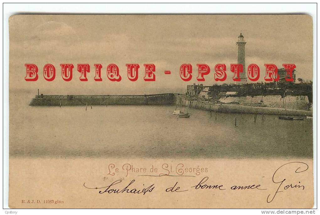 17 - SAINT GEORGES De DIDONNE - Le Phare - Lighthouse - Dos Scanné - Saint-Georges-de-Didonne