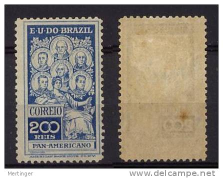 Brasilien Brazil Mi# 179 * PANAMERICANO 1909 - Nuovi