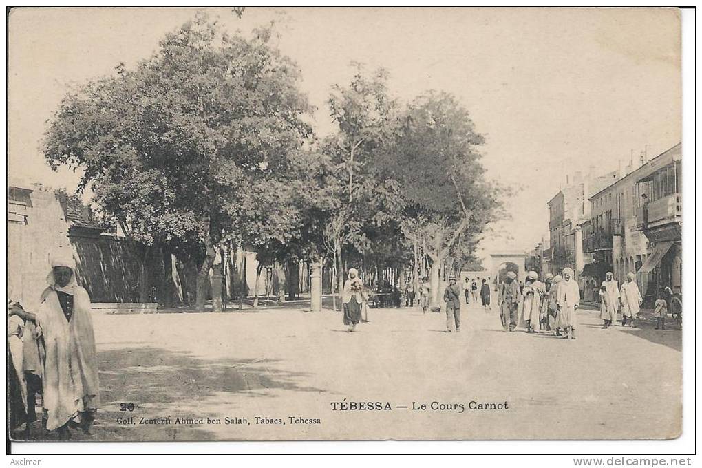 TEBESSA: Le Cours Carnot - Tebessa