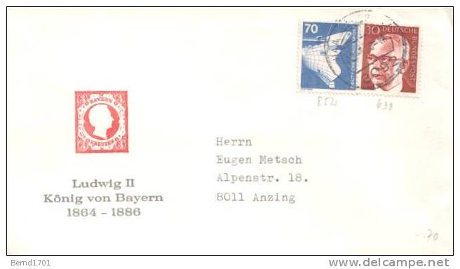 Germany - Umschlag Echt Gelaufen / Cover Used (r817)- - Briefe U. Dokumente