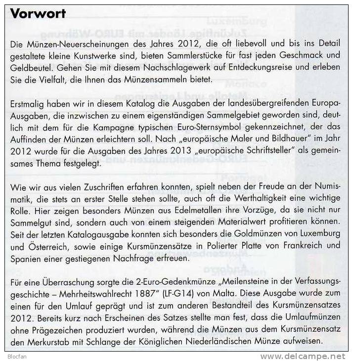 EURO Katalog Deutschland 2013 Für Münzen Numisblätter Numis-Briefe Neu 10€ Mit €-Banknoten Coins Catalogue Of EUROPA - Travel & Entertainment