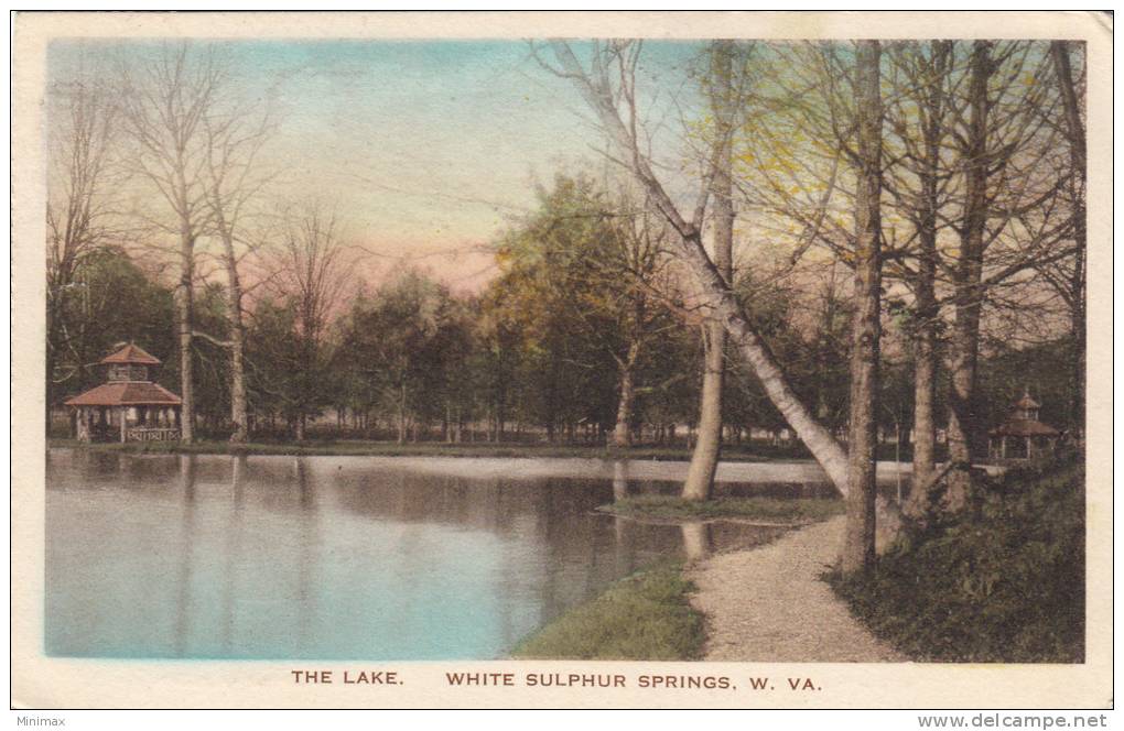 The Lake - White Sulphur Springs, 1920 - Otros & Sin Clasificación